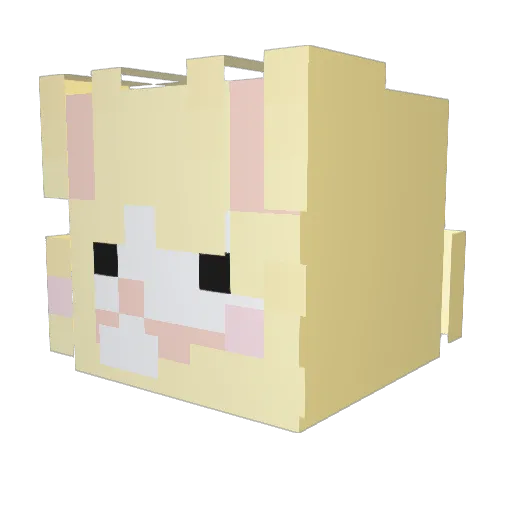 KYLA_21 Minecraft avatar head, 3D render