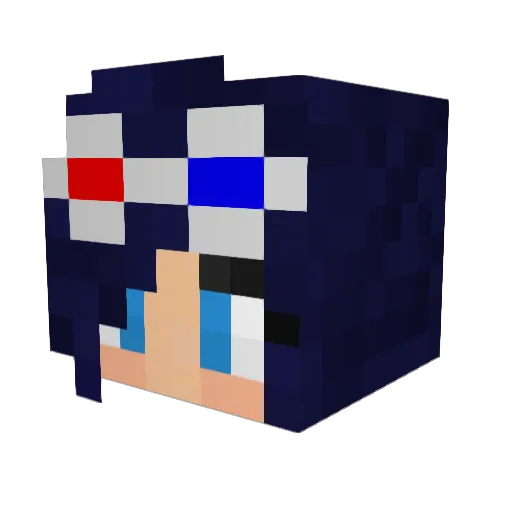 KYLIEKANE Minecraft avatar head, 3D render