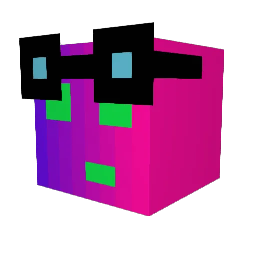 KYOHO_SAN Minecraft avatar head, 3D render