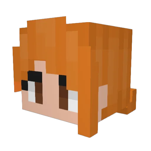 KYOMA00 Minecraft avatar head, 3D render