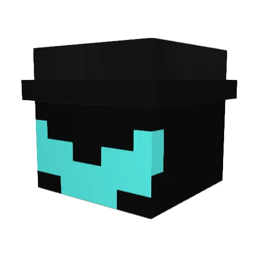 KYON1055 Minecraft avatar head, 3D render