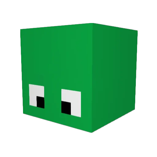 KYOROTAN Minecraft avatar head, 3D render