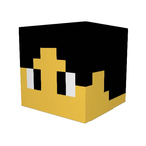 KYOSUKE715 Minecraft avatar head, 3D render
