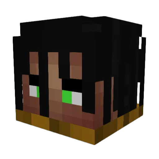 KYSMani Minecraft avatar head, 3D render