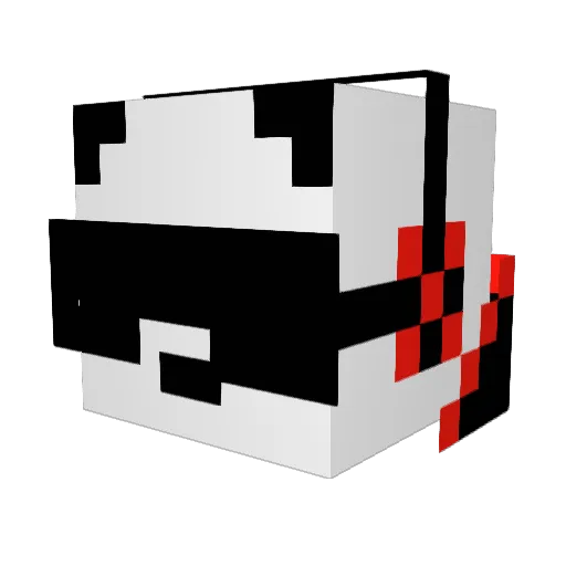 KYUSXANDER Minecraft avatar head, 3D render