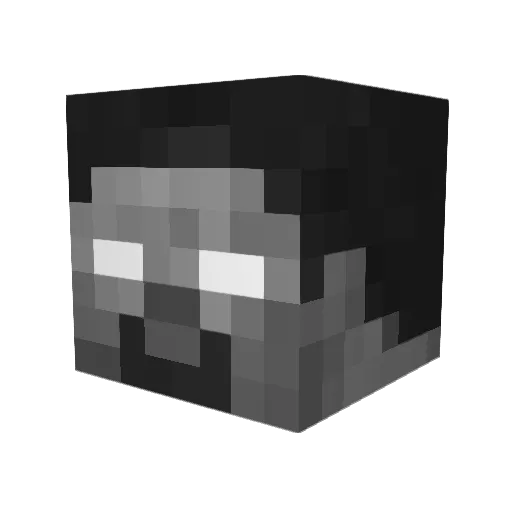KYrf_y Minecraft avatar head, 3D render