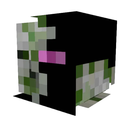 KZM105 Minecraft avatar head, 3D render