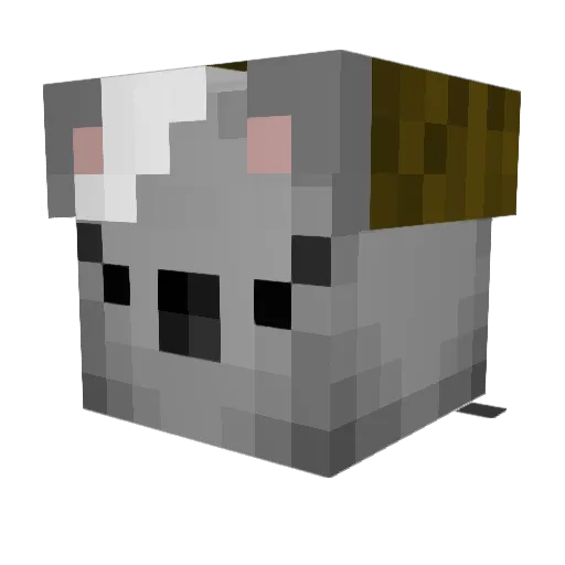 KZR_Kenz Minecraft avatar head, 3D render