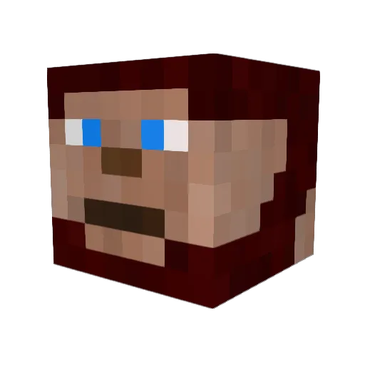 K_A_C_T_E_T Minecraft avatar head, 3D render