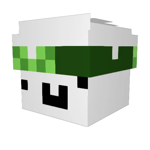 K_C_L Minecraft avatar head, 3D render