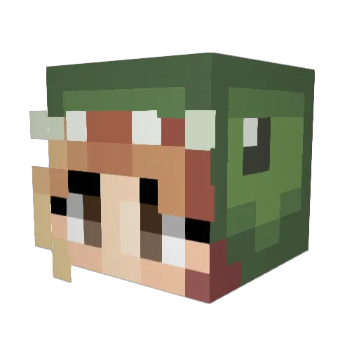K_Chea Minecraft avatar head, 3D render