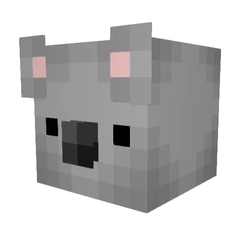 K_Deokbae Minecraft avatar head, 3D render