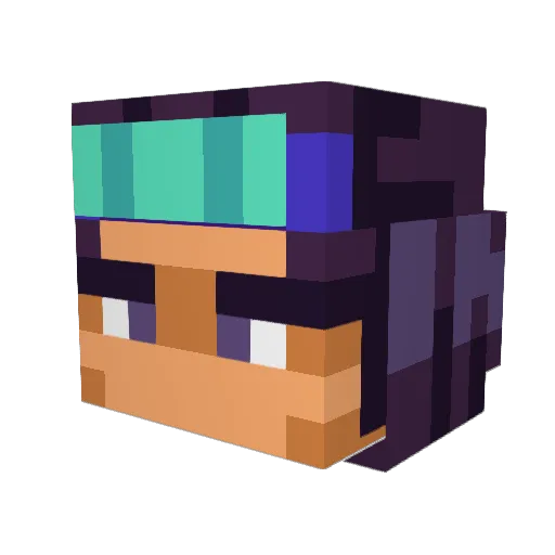 K_Kraig Minecraft avatar head, 3D render