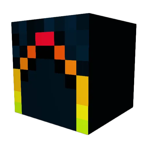 K_Switcher Minecraft avatar head, 3D render