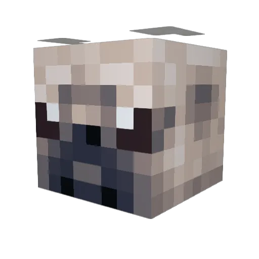 K_THE_FREESTYLER Minecraft avatar head, 3D render
