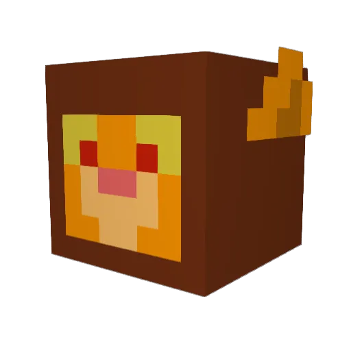 K_Tatts24 Minecraft avatar head, 3D render