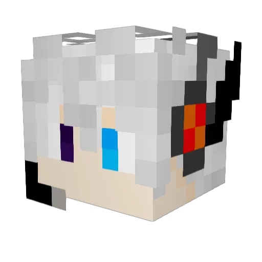 K_Taurus Minecraft avatar head, 3D render