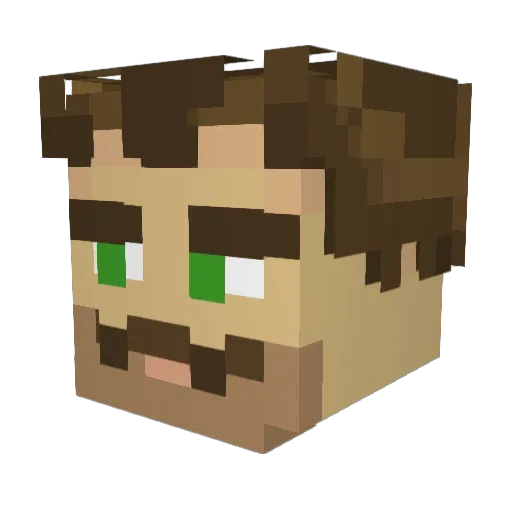 K_Willson Minecraft avatar head, 3D render