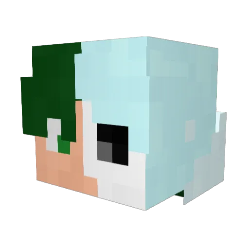K_Y_orz Minecraft avatar head, 3D render