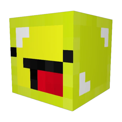 K_egnl Minecraft avatar head, 3D render