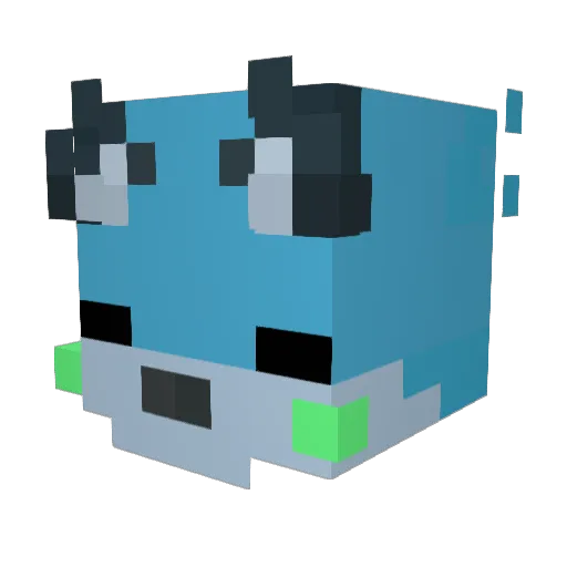 K_marun11 Minecraft avatar head, 3D render