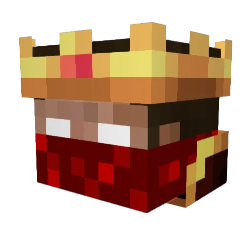 K_night_Oala Minecraft avatar head, 3D render