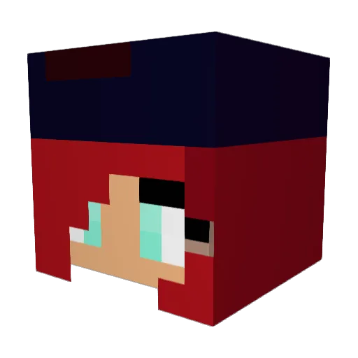 KaCS5421 Minecraft avatar head, 3D render