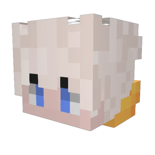 KaChOoOrRuU_GMP Minecraft avatar head, 3D render