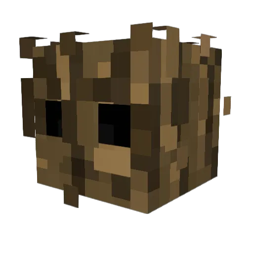 KaKgoblin Minecraft avatar head, 3D render