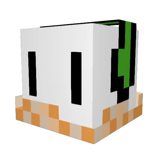 KaMetaro29 Minecraft avatar head, 3D render