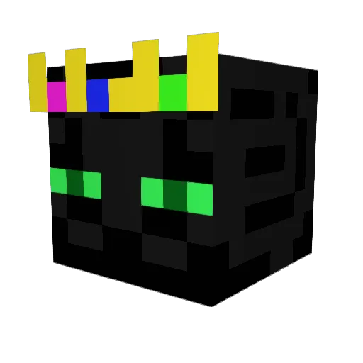 KaMiKazel0l Minecraft avatar head, 3D render