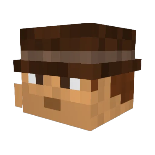 KaRmaS07 Minecraft avatar head, 3D render
