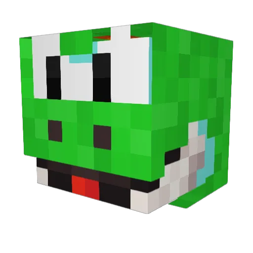 KaRooGar Minecraft avatar head, 3D render