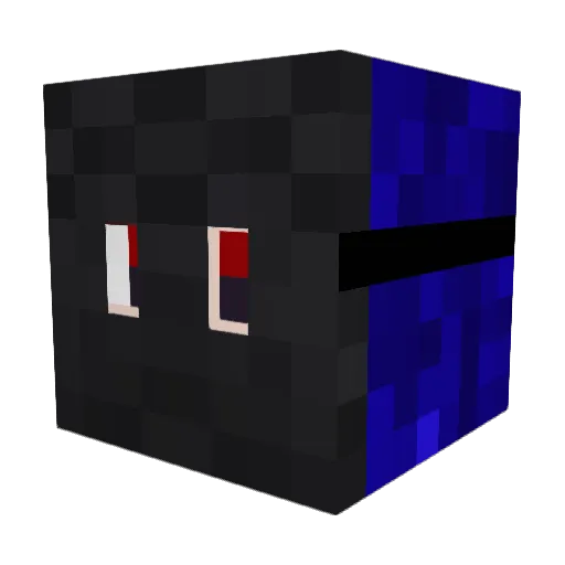 KaXeYT1794 Minecraft avatar head, 3D render