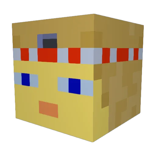 KaYYs0n Minecraft avatar head, 3D render