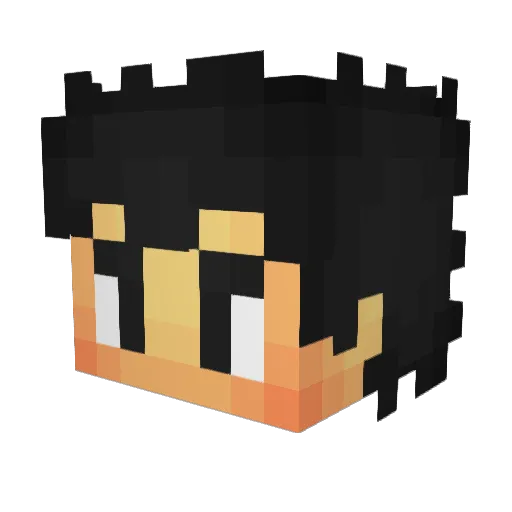 KaYjZzz Minecraft avatar head, 3D render