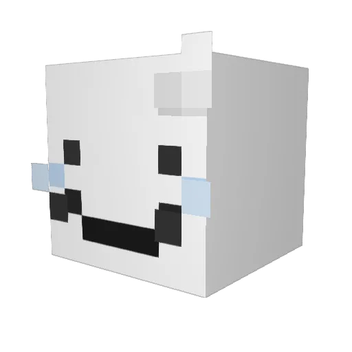 KaZ__ Minecraft avatar head, 3D render