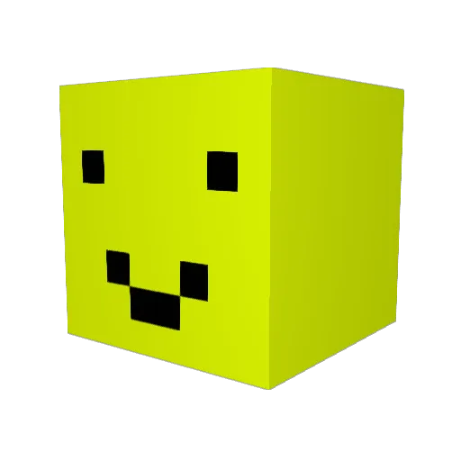 KaZey_08 Minecraft avatar head, 3D render
