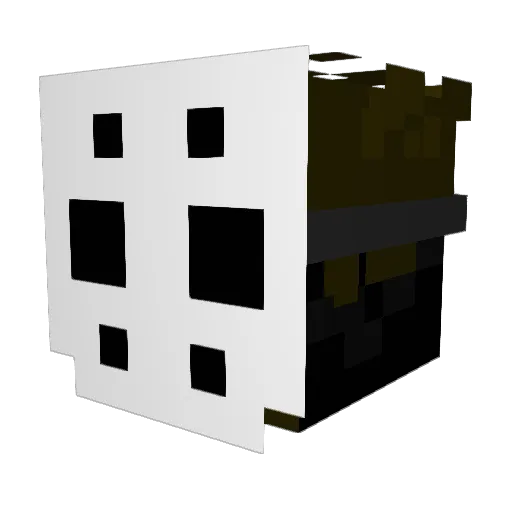 KaZu0_0 Minecraft avatar head, 3D render