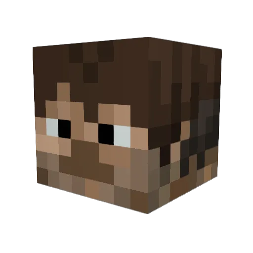 KaZza_M Minecraft avatar head, 3D render