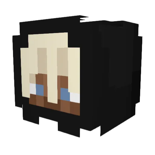 Ka_Jo Minecraft avatar head, 3D render