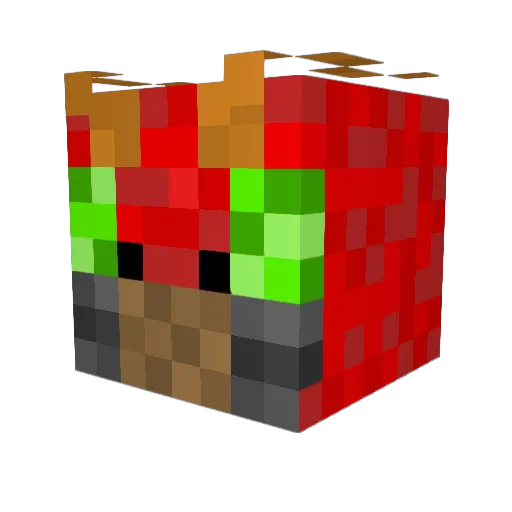 Ka_Mii Minecraft avatar head, 3D render
