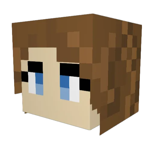Kaa93 Minecraft avatar head, 3D render