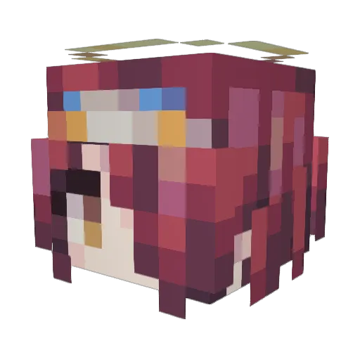 Kaaai1987 Minecraft avatar head, 3D render