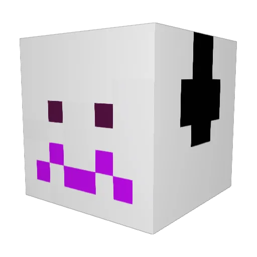 Kaabo1 Minecraft avatar head, 3D render