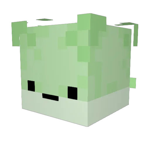 Kaakaan Minecraft avatar head, 3D render