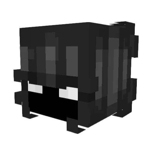 Kaakti_ Minecraft avatar head, 3D render