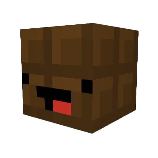 KaanHOUp Minecraft avatar head, 3D render
