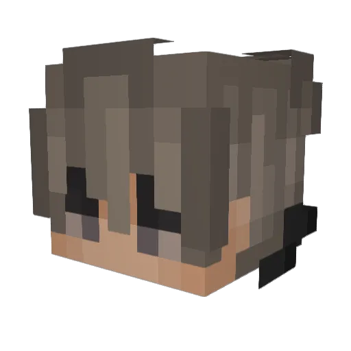 KaanK35 Minecraft avatar head, 3D render