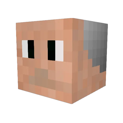 Kaan_765 Minecraft avatar head, 3D render